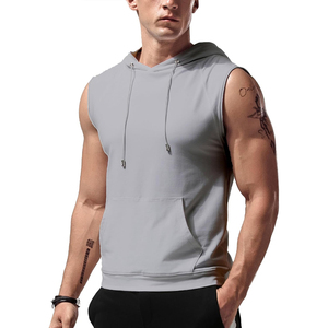Sudaderas con Capucha Premium para Hombre, Invierno, Gimnasio, 100% Algodón, Forro Polar, Sin Mangas, Secado Rápido, Colores y Tallas Personalizables - Product Image 5