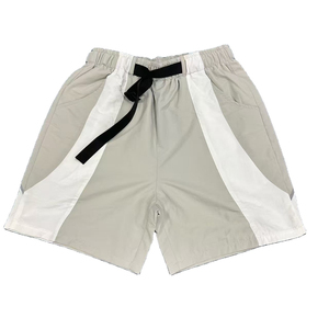 Conjunto de dos piezas para hombre, informal, de color sólido, ropa deportiva de algodón, chaqueta cortavientos y pantalones cortos con capucha y cremallera. - Product Image 1