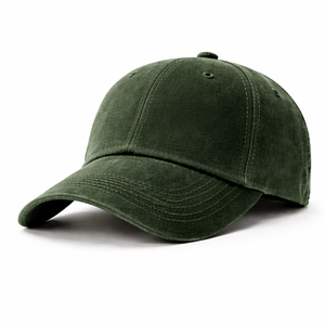 Gorra de Béisbol Verde de 6 Paneles con Logotipo Bordado en el Panel Frontal, Ajustable, Unisex, de Algodón, Estilo Casual - Product Image 6