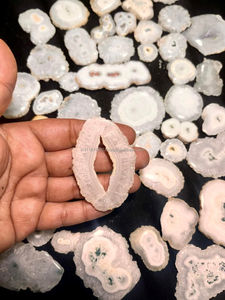 100% cabujón de cuarzo Solar Natural de alta calidad en ambos lados, piedras preciosas sueltas pulidas para accesorios de joyería - Product Image 4