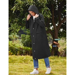 Impermeable Transpirable para Mujer con Logotipo Personalizado, Cortavientos, Impermeable, de Color Sólido - Product Image 2