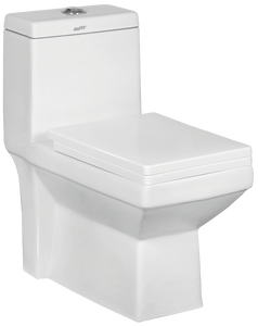 Inodoro de una pieza de cerámica de grado Premium, gran demanda, vendedor superior, tanque oculto para baño, armario de agua alargado para lavabo - Product Image 1