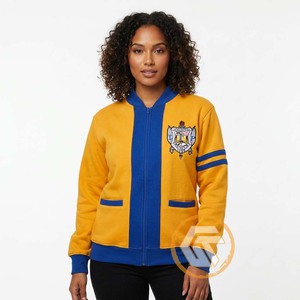 เสื้อสตรีคอวี แขนยาว ปักลายอะคริลิค Sigma Gamma Rho แบบสั่งทำพิเศษ ติดกระดุมด้านหน้า เหมาะสำหรับใส่ในฤดูหนาว สไตล์ลำลองสำหรับสตรีนักกิจกรรมนักเรียน - Product Image 2