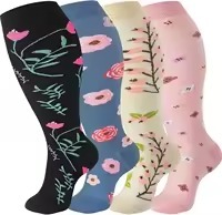 Calcetines de Compresión hasta la Rodilla para Correr, Transpirables, Tejidos, de Color Sólido, para Adultos, Hombres y Mujeres, Calcetines Deportivos de Verano, Grosor Estándar - Product Image 6
