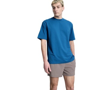 Camisetas de Gimnasio Personalizadas para Hombre con Logotipo Frontal, Cuello Redondo, Manga Corta, Corte Ajustado, Tela de Jersey de Spandex/Poliéster, Transpirable y de Secado Rápido - Product Image 1