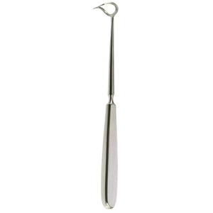 Curette manuelle en acier inoxydable de qualité médicale pour dermatologie chirurgicale Fox Lupus, 11 pouces, pour ORL et usage dermique - Product Image 2