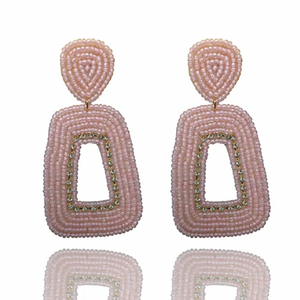 Pendientes de Bordado para Mujer, Nueva Moda, Buena Calidad, Joyería Personalizable con Bisel, Manualidades de Punto de Cruz para Niñas - Product Image 2