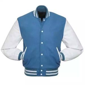 Custom Long Sleeve <b>Men's</b> Baseball Varsity Jacket <b>Men</b> Plain Blank jacket for <b>men</b>, patchwork High Quality Wholesale Price - Product Image 1