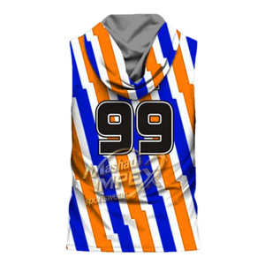 เสื้อเจอร์ซีย์ฟุตบอลแบบไม่มีแขนสำหรับผู้ชาย ลายทาง ระบายอากาศได้ดี ผลิตจากโพลีเอสเตอร์ สำหรับการเล่นฟุตบอลแบบ Flag Football ช่วงควอเตอร์ที่ 4 - Product Image 3