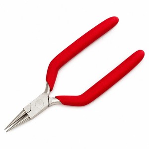 Pince à bec rond à manches droites 5,5 pouces, outil de bouclage de fil pour la fabrication de bijoux ZetomedPro - Product Image 1