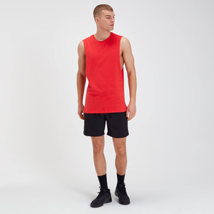 Débardeur de sport pour homme en coton et élasthanne, sans manches, extensible, pour entraînement, fitness et performance athlétique - Product Image 2