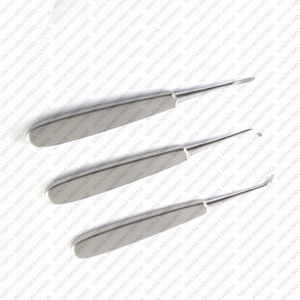 ชุดอุปกรณ์ถอนฟัน Dental Warwick James Root Elevators แบบซ้าย ขวา และตรง จำนวน 3 ชิ้น  เครื่องมือถอนฟัน - Product Image 3