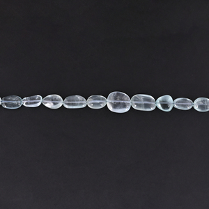 Collier classique fait main en perles d'aigue-marine naturelle, bijoux de mode en pierres précieuses authentiques, vente en gros, unisexe - Product Image 4