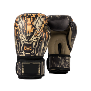 Guantes de Boxeo Personalizados al por Mayor de Alta Calidad con Cierre Ajustable, Guantes Profesionales para Entrenamiento Deportivo para Uso en Gimnasio - Product Image 1