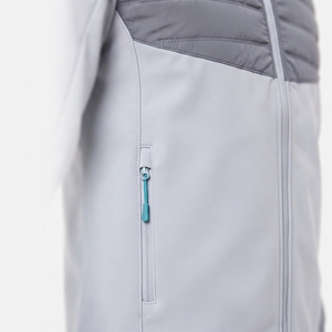 Men’s Hooded Softshell Jacket and <b>Pants</b> Set <b>Padded</b> Color Block Outdoor Sports Tracksuit 2 Piece Set - Product Image 4