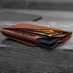 Custom Genuine Leather <b>Card</b> <b>Holder</b> Wholesale RFID Credit <b>Card</b> Case Slim Minimalist Pocket Business <b>Wallet</b> LCH-0188 - Product Image 3
