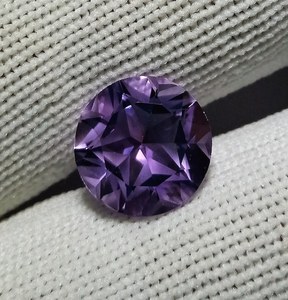 Natural Purple Amethyst Gemstone Round Star Cut High Quality Loose Stone For Jewelry Making Ring Pendant Collection - Product Image 1