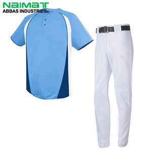 Uniforme de Béisbol Sublimado Transpirable, Jersey de Práctica de Manga Corta para Equipo, Conjunto Deportivo de Tela Interlock - Product Image 1