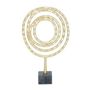 Recién Llegado: Escultura Abstracta de Aluminio de Lujo JE2025 de Jaffs Exports, Geométrica Circular, Moderna, Artística, Hecha a Mano y Ecológica - Product Image 1