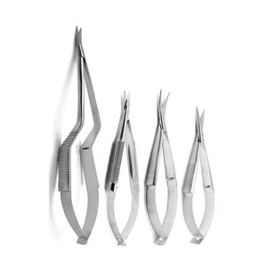 Ciseaux chirurgicaux orthopédiques Castroviejo, instrument microchirurgical de précision, certifié CE, en acier inoxydable réutilisable, à pointe fine - Product Image 3