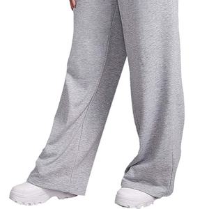 Men Solid Color Drawstring Baggy Style Casual Sweatpants Joggers Straight Leg Oversized Polyester/Cotton - Product Image 2