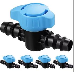 Conector Adaptador de Tubería de Riego por Goteo de PP Negro Roscado de 16 mm para Agricultura, Granja, Invernadero, Césped y Jardín - Product Image 1