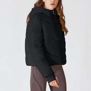 Custom Unisex Hooded <b>Waterproof</b> <b>Padded</b> Quilted Winter Outerwear <b>Jackets</b> Private Label OEM Pakistan Export Manufacturer Bulk - Product Image 4