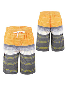 <b>Mens</b> Quick Dry Solid Cotton/Polyester Board Shorts Beach Swim <b>Trunks</b> Summer Surf Swimwear Casual Mid Drawstring Anti-Wrinkle - Product Image 3