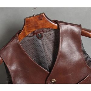 Gilet en cuir PU de haute qualité pour hommes, pour motards - Product Image 4