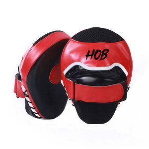 Custom Made Durable Curved PU Leather Kick Focus <b>Pad</b> Custom Logo Boxing Fight Training <b>Pads</b> - Product Image 1