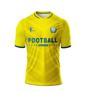 เสื้อฟุตบอลแบบซับลิเมชั่นน้ำหนักเบาสำหรับฝึกซ้อม พร้อมสกรีนชื่อและหมายเลขทีมตามสั่ง - Product Image 6