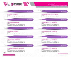 Las puntas multicolores proporcionan un agarre superior para pinzas para pestañas Pinzas de alta calidad y alta precisión Embalaje personalizado - Product Image 6