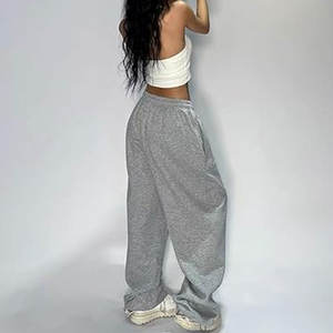 Pantalon de survêtement ample, pantalon large pour femme, joggers décontractés surdimensionnés, pantalon de détente confortable à coupe ample pour le streetwear - Product Image 2