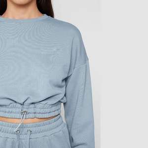 Conjunto Deportivo para Mujer, Invierno 2025, Chaqueta con Capucha y Pantalones de Forro Polar, Color Sólido, Corto, Ecológico - Product Image 2