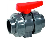 Vannes à boisseau sphérique en PVC C-Way avec joint NBR, commande manuelle à poignée en T, raccord pour traitement de l'eau, haute température, personnalisable OEM, 2 pouces