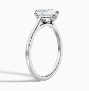 Pear Cut Moissanite 925 Sterling Silver Rhodium Plated Claw Setting Luxury Engagement Wedding Party Promise <b>Ring</b> <b>Dainty</b> - Product Image 4