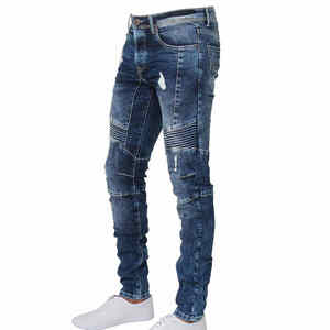 กางเกงยีนส์เดนิมยืดแบบสั่งตัดสำหรับผู้ชาย ระบายอากาศได้ดีและยืดหยุ่นเพื่อความสบายและการเคลื่อนไหว ปี 2025 - Product Image 3