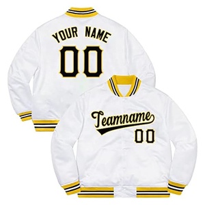 Venta al por mayor chaquetas universitarias bordado personalizado impreso jugador y nombre del equipo para ropa de hermandad de mujeres estilo deportivo unisex - Product Image 4