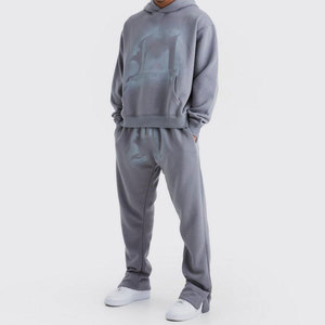 Wholesale Winter Hooded Casual Solid Men Sportswear Jogging Tracksuits Drawstring Lightweight Cotton <b>Wind</b> <b>Breaker</b> - Product Image 1