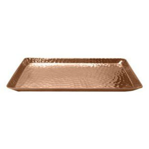Bandeja de Cobre Martillada a Mano al por Mayor, Plato Decorativo Rectangular de Metal, Organizador Duradero para el Hogar, Cocina, Comedor y Tocador - Product Image 1