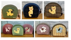 Pochette cosmétique faite à la main avec fermeture éclair, sac de rangement portable en polyester pour les voyages et l'usage quotidien (taille : 10x9x3cm) - Product Image 4