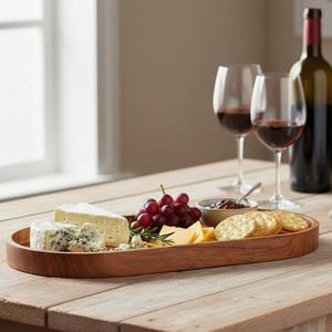 Bandeja de Madera Premiumfinish, la Mejor Calidad, Más Vendida, Duradera, Ecológica, para Servir, Decorativa, para Uso en el Hogar y la Cocina, con Diseño Elegante - Product Image 5