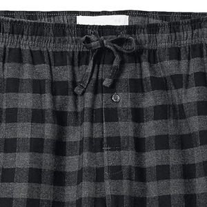 Pantalon en molleton à carreaux pour homme, décontracté, taille élastique avec cordon de serrage, pour l'automne et l'hiver - Product Image 5