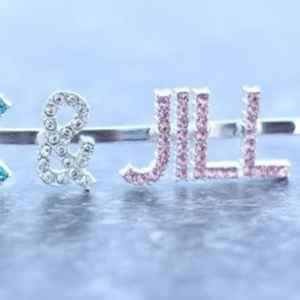 Pasador de Pelo con Cristales de Imitación Jack and Jill, Pinza para el Cabello con Letras Brillantes, Accesorio de Moda para Mujeres y Niñas, Regalo - Product Image 6