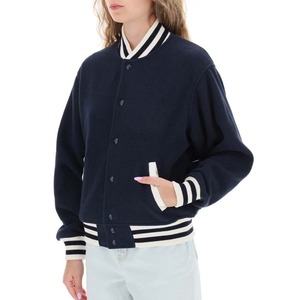 Chaqueta Universitaria Estilo Americano para Hombre y Mujer, Chaqueta Deportiva de Béisbol con Letras - Product Image 1