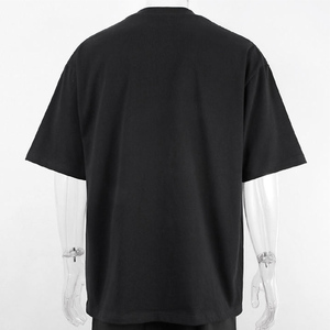 Camiseta Extra Grande 100% Algodón, Peso Pesado 200gsm, Manga Corta, Unisex, Corte Holgado, Diseño Liso, Tejido de Punto, para Hombre y Mujer - Product Image 2