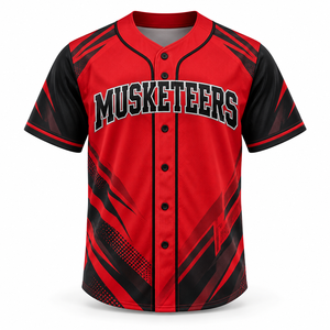 Camiseta de Béisbol Transpirable con Logotipo Personalizado, Unisex, Nuevo Diseño, Buena Calidad, en Colores Sólidos - Product Image 4