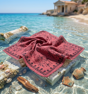 Wholesale Hand Block Print Bandana <b>Head</b> Scarf Floral Hair and neck <b>Wrap</b> Printed Using Traditional Wooden Blocks And natural Dye - Product Image 6