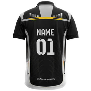 Camisetas de equipo de críquet personalizables para hombre, ropa deportiva transpirable duradera, secado rápido, ligero, sublimación, uniformes impresos deportivos - Product Image 2