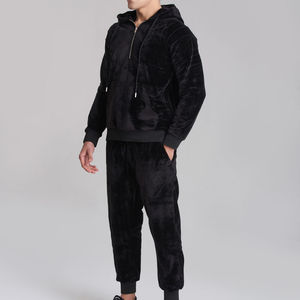 Conjunto Deportivo de Terciopelo de Lujo para Hombre, 100% Algodón, Ropa Deportiva Informal de Invierno, Proveedor Mayorista - Product Image 2